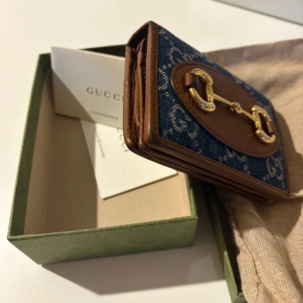 GUCCI 1955 horsebit card case - Picture 3 of 6